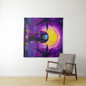 Synthwave Farao Wandkleed (In Situ (horizontaal))