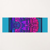 Synthwave Farao Yogamat (Voorkant (horizontaal))