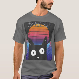 Synthwave Japan 80s Manga Harajuku Otaku Graphic A T-shirt