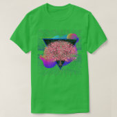 Synthwave Japan Sakura Tree Vaporwave Cherry Bloss T-shirt (Design voorkant)