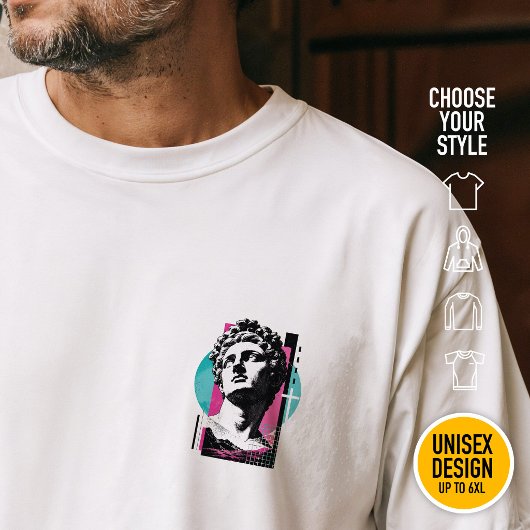 Synthwave Kolossenzen Moderne Christelijke Retro R T-shirt