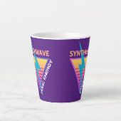 Synthwave Latte Mok (Voorkant)