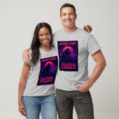 "Synthwave Mammoth T-shirt | Ancient Spirit Coloss (Unisex)