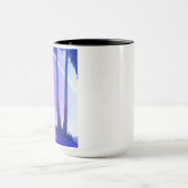 Synthwave Motorcycle Mug Mok (Midden)