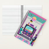 Synthwave Movie Journal Notitieboek (Binnen)