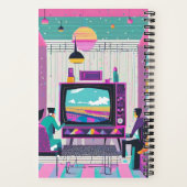 Synthwave Movie Journal Notitieboek (Achterkant)