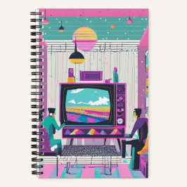 Synthwave Movie Journal Notitieboek