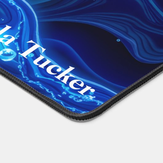 Synthwave Neon Wave Aesthetic Large Bureaumat (Hoek)