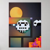 Synthwave Neuraliteit Modernist Poster (Voorkant)