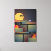 Synthwave Neurality Modernist II Canvas Afdruk (Voorkant)