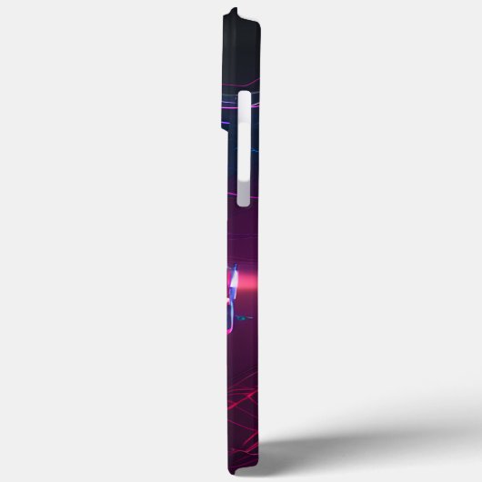 Synthwave NFL Case-Mate iPhone Case (Achterkant / Links)