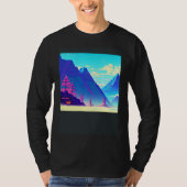 Synthwave outrun retrowave futuresynth sci fi  12 t-shirt (Voorkant)