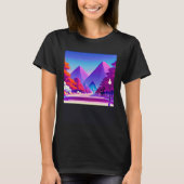 Synthwave outrun retrowave futuresynth sci fi  14 t-shirt (Voorkant)