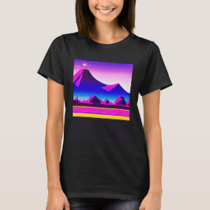 Synthwave outrun retrowave futuresynth Sci Fi 28 T-shirt