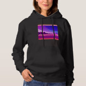 Synthwave outrun retrowave futuresynth sci fi  31 hoodie (Voorkant)
