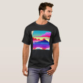 Synthwave outrun retrowave futuresynth Sci Fi 79 T-shirt (Voorkant volledig)