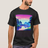 Synthwave outrun retrowave futuresynth sci fi  81 t-shirt (Voorkant)