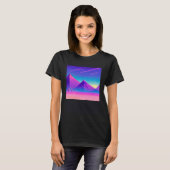 Synthwave outrun retrowave futuresynth sciencefict t-shirt (Voorkant volledig)