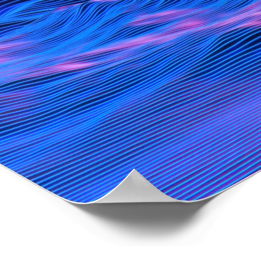 Synthwave-Poster | Wandkunst met terugloop Poster (Hoek)