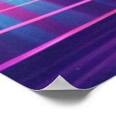 Synthwave Serenity: Neon Sunset Cityscape Poster (Hoek)