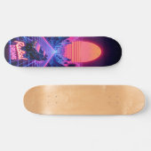 Synthwave Shred Edition 2 Persoonlijk Skateboard (Horizontaal)