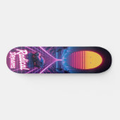 Synthwave Shred Edition 3 Persoonlijk Skateboard (Horizontaal)