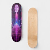 Synthwave Shred Edition 4 Persoonlijk Skateboard (Voorkant)