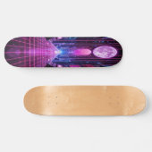 Synthwave Shred Edition 4 Persoonlijk Skateboard (Horizontaal)