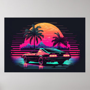 Synthwave Summit: Racing naar de zon Poster