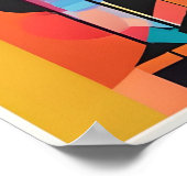 Synthwave Symphony Poster (Hoek)