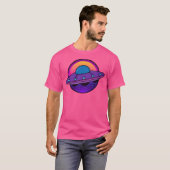 Synthwave Ufo T-shirt (Voorkant volledig)