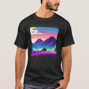 Synthwave uitgang retrowave futuresynth Sci Fi T-shirt