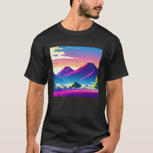Synthwave uitgang retrowave futuresynth Sci Fi T-shirt