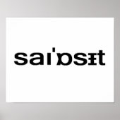 Syosset Phonetic Spelling Long Island Nassau Poster (Voorkant)