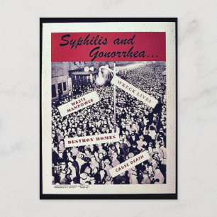 Syphilis en Gonorroe Briefkaart