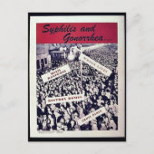 Syphilis en Gonorroe Briefkaart (Voorkant)