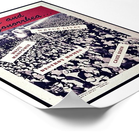 Syphilis en Gonorroe Poster (Hoek)