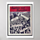 Syphilis en Gonorroe Poster (Voorkant)