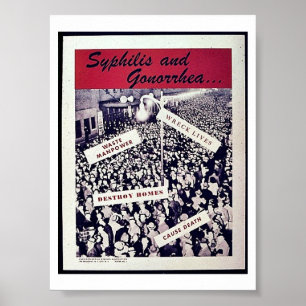 Syphilis en Gonorroe Poster