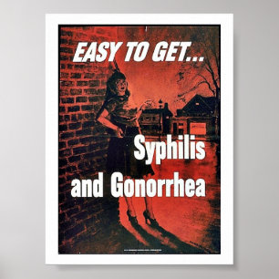 Syphilis en Gonorroe Poster