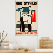 Syphilis  Health Poster zoeken (Keuken)