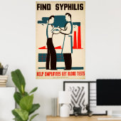 Syphilis  Health Poster zoeken (Thuiskantoor)