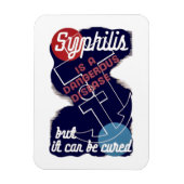 Syphilis is een gevaarlijke ziekte magneet (Verticaal)