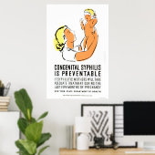 Syphilis is Preventable 1939 WPA Poster (Thuiskantoor)
