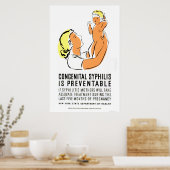Syphilis is Preventable 1939 WPA Poster (Keuken)