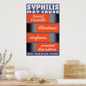 Syphilis kan Poster veroorzaken (Keuken)