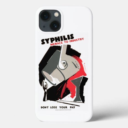 Syphilis ~ Menace naar de industrie Case-Mate iPhone Case (Achterkant)