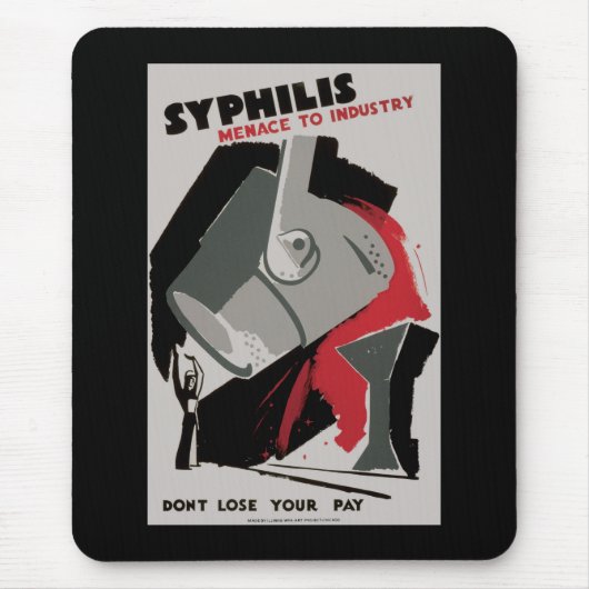 Syphilis ~ Menace naar de industrie Muismat (Voorkant)