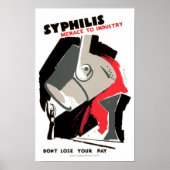 Syphilis ~ Menace naar de industrie Poster (Voorkant)
