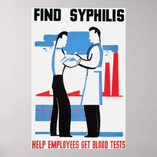 Syphilis Poster zoeken (Voorkant)
